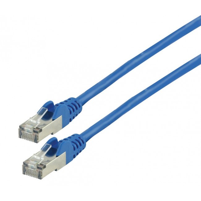 0.50M blauw F/UTP cat6 metalen connectoren